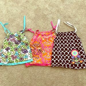 Hanna Anderson pillow case dresses. EUC! Size 90.